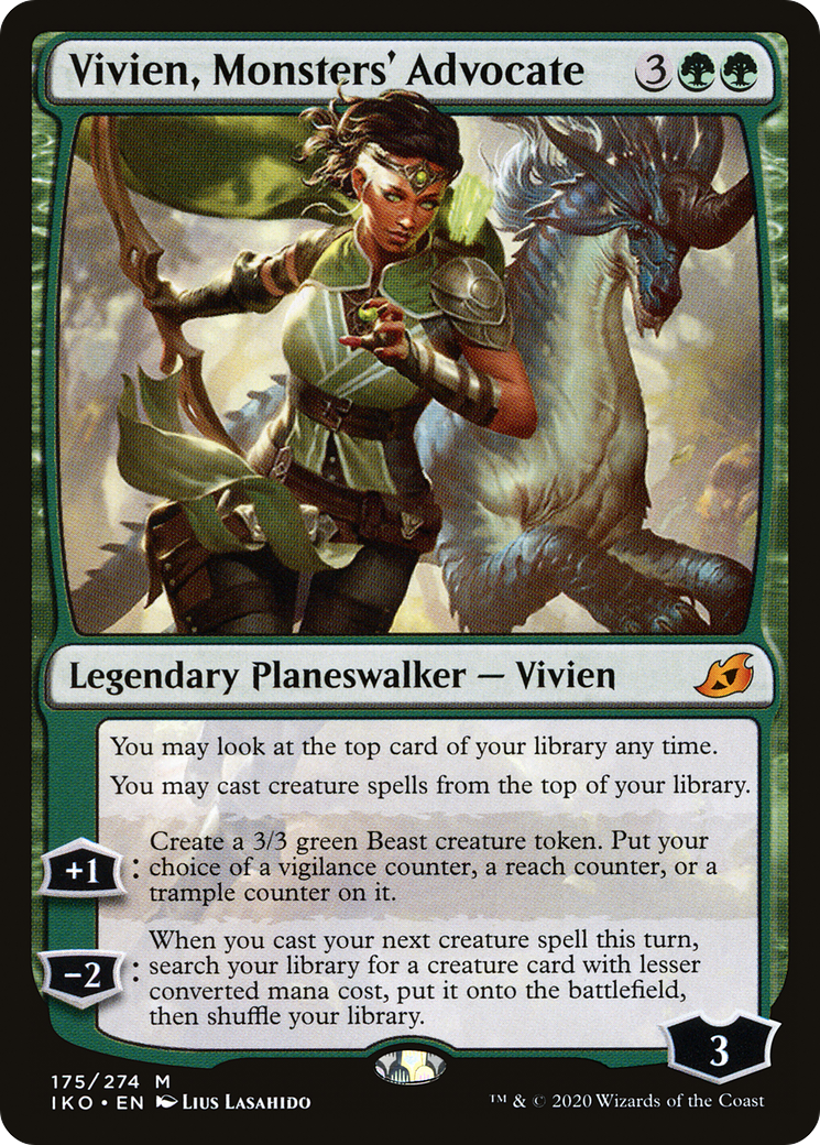 Vivien, Monsters' Advocate (IKO-175) [Ikoria: Lair of Behemoths] MTG Single Wizards of the Coast