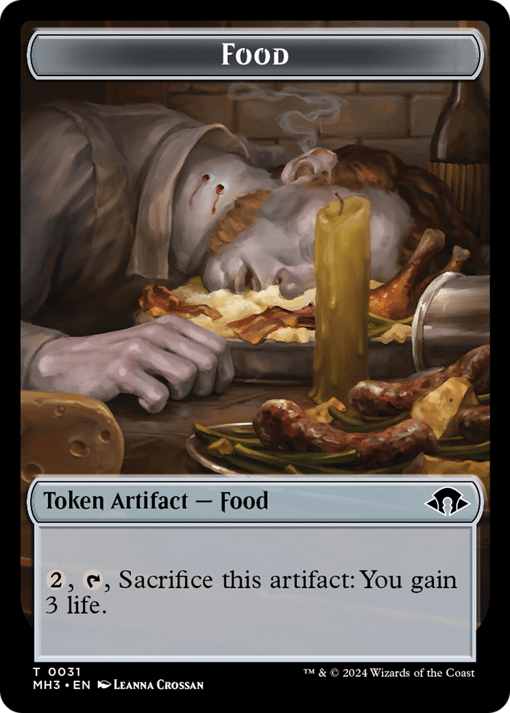Phyrexian Germ // Food Double-Sided Token [Tokens] Modern Horizons 3 Tokens MTG Single Magic: The Gathering