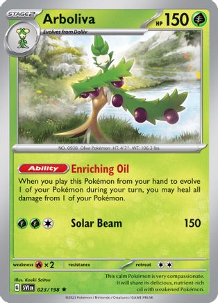 Arboliva - 023/198 (Line Holo) Holofoil [Misc: Cards & Products] Pokemon Single Pokémon
