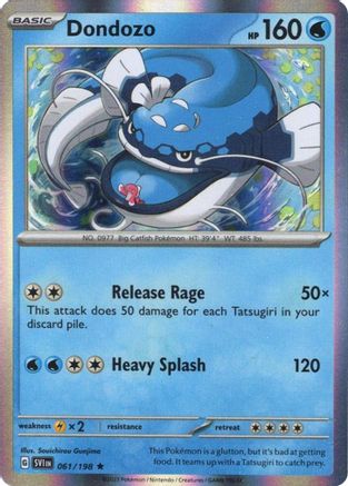 Dondozo - 061/198 (Line Holo) Holofoil [Misc: Cards & Products] Pokemon Single Pokémon