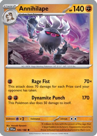 Annihilape - 109/198 () [Misc: Deck Exclusives] Pokemon Single Pokémon