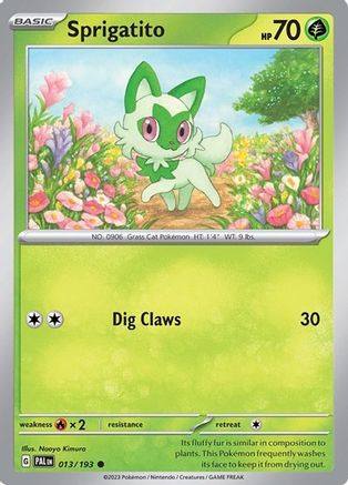 Sprigatito - 013/193 (Summer 2023 Collector Chest) Holofoil [Misc: Cards & Products] Pokemon Single Pokémon