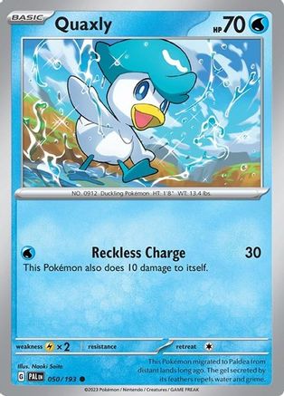 Quaxly - 050/193 (Summer 2023 Collector Chest) Holofoil [Misc: Cards & Products] Pokemon Single Pokémon
