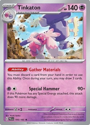 Tinkaton - 105/193 [Misc: Deck Exclusives] Pokemon Single Pokémon