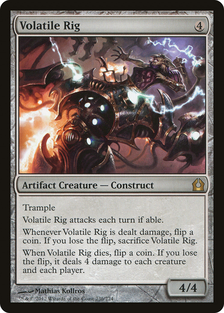 Volatile Rig (RTR-236) [Return to Ravnica] Foil MTG Single Wizards of the Coast