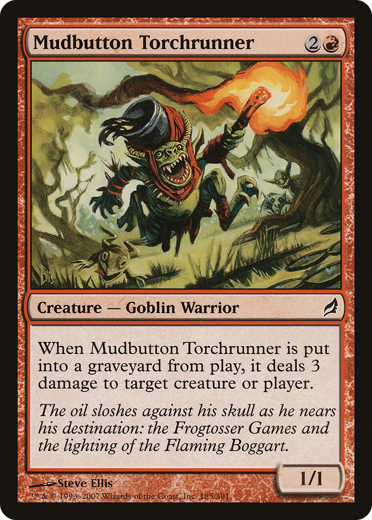 Mudbutton Torchrunner (LRW-185) [Lorwyn] MTG Single Wizards of the Coast