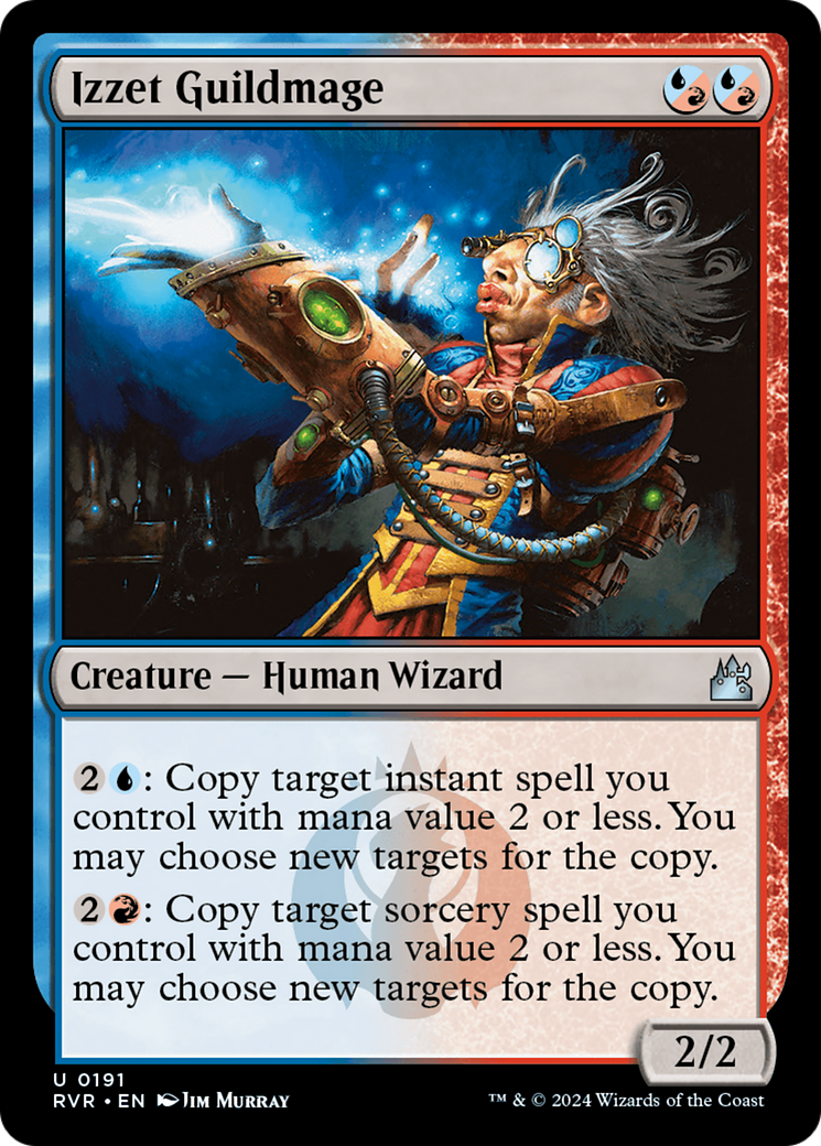 Izzet Guildmage (RVR-191) [Ravnica Remastered] MTG Single Wizards of the Coast