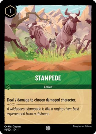 Stampede (96/204) [The First Chapter] Lorcana Single Disney