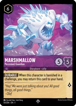Marshmallow - Persistent Guardian (50/204) [The First Chapter] Lorcana Single Disney