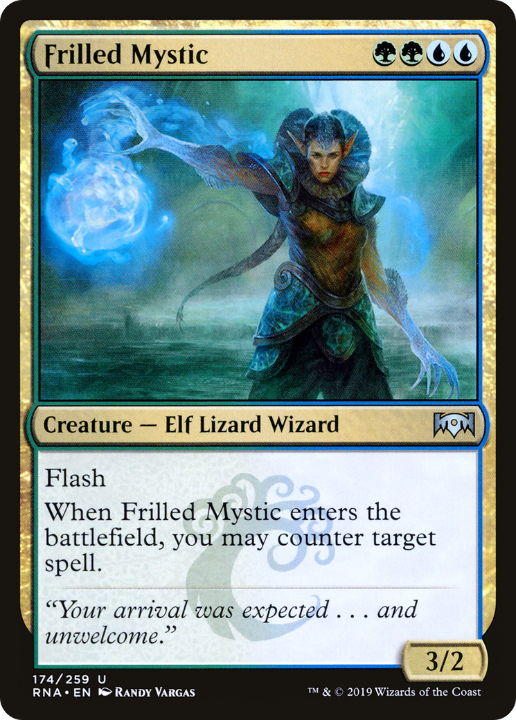 Frilled Mystic (RNA-174) [Ravnica Allegiance] Foil MTG Single Wizards of the Coast