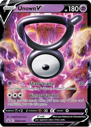 Unown V - SWSH300 (SWSH300) Holofoil [Promos: SWSH Promo Cards] Pokemon Single Pokémon