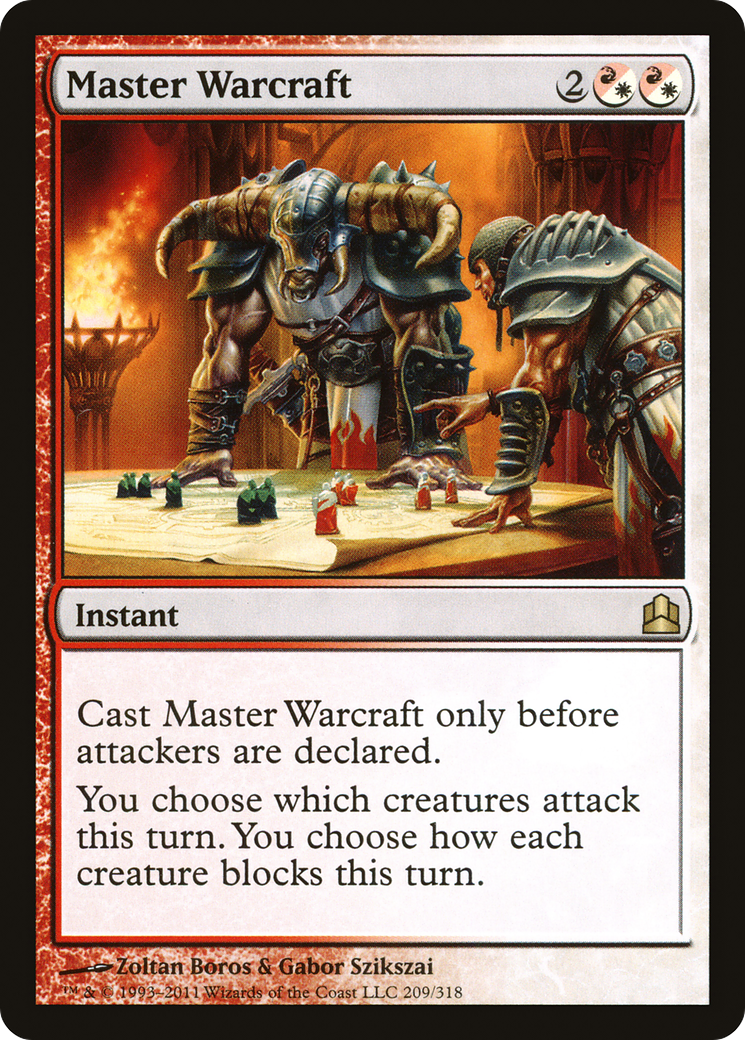 Master Warcraft (CMD-209) [Commander 2011] MTG Single Wizards of the Coast