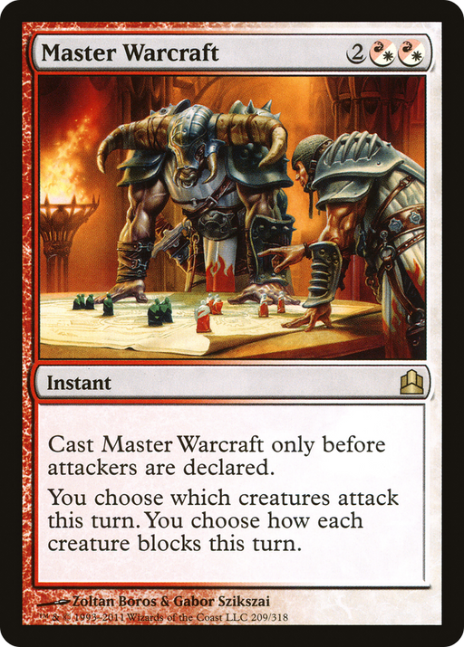 Master Warcraft (CMD-209) [Commander 2011] MTG Single Wizards of the Coast
