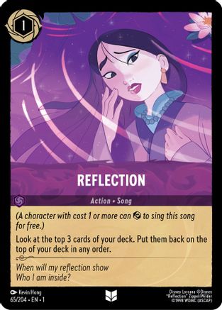 Reflection (65/204) [The First Chapter] Lorcana Single Disney