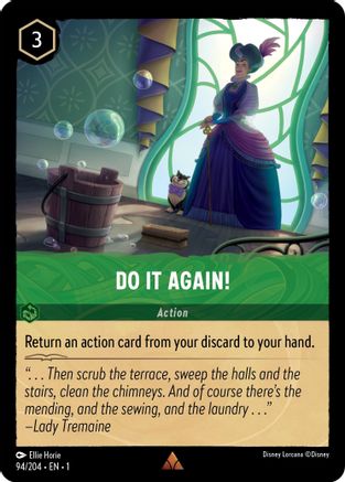 Do It Again! (94/204) [The First Chapter] Cold Foil Lorcana Single Disney