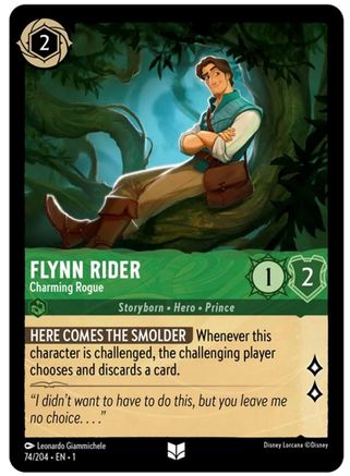 Flynn Rider - Charming Rogue (74/204) [The First Chapter] Lorcana Single Disney