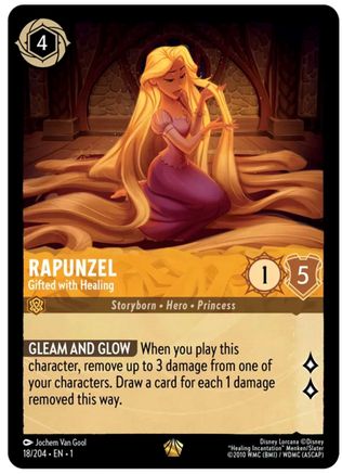 Rapunzel - Gifted with Healing (18/204) [The First Chapter] Lorcana Single Disney