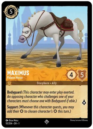 Maximus - Palace Horse (10/204) [The First Chapter] Lorcana Single Disney