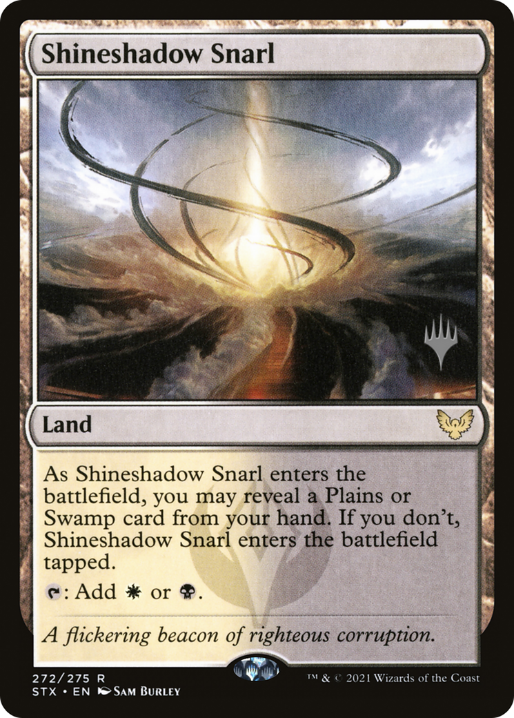 Shineshadow Snarl (PPSTX-272) [Strixhaven: School of Mages Promos] Foil MTG Single Wizards of the Coast