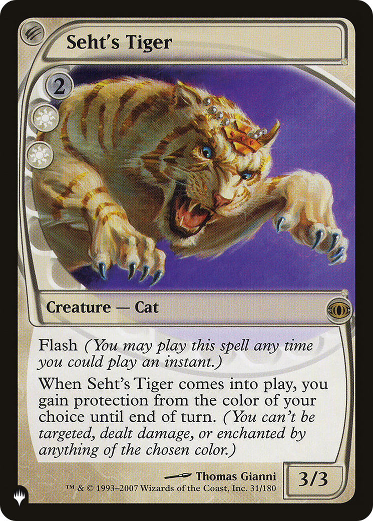 Seht's Tiger (LIST-FUT-31) [Mystery Booster] The List MTG Single Wizards of the Coast