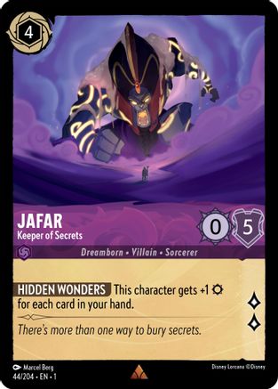 Jafar - Keeper of Secrets (44/204) [The First Chapter] Lorcana Single Disney