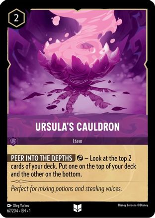 Ursula's Cauldron (67/204) [The First Chapter] Lorcana Single Disney