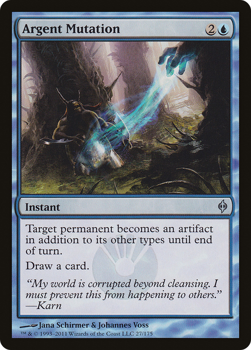 Argent Mutation (NPH-027) [New Phyrexia] Foil MTG Single Wizards of the Coast