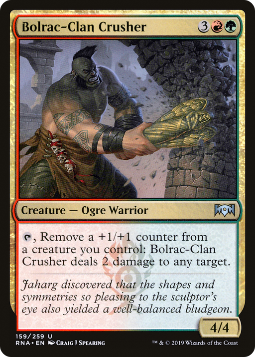 Bolrac-Clan Crusher (RNA-159) [Ravnica Allegiance] Foil MTG Single Wizards of the Coast