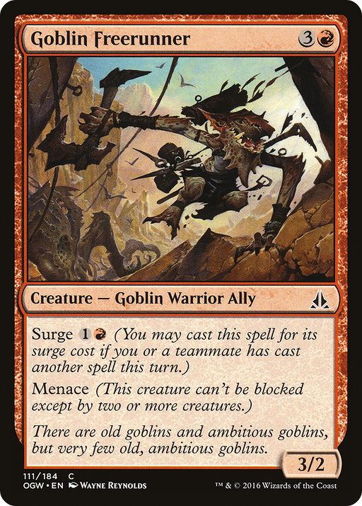 Goblin Freerunner (OGW-111) [Oath of the Gatewatch] MTG Single Wizards of the Coast