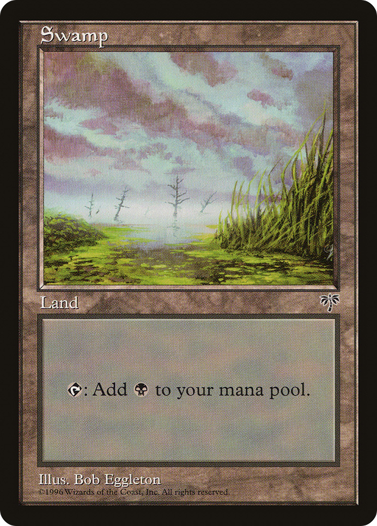 Swamp (Tall Grass) (MIR-) [Mirage] MTG Single Wizards of the Coast