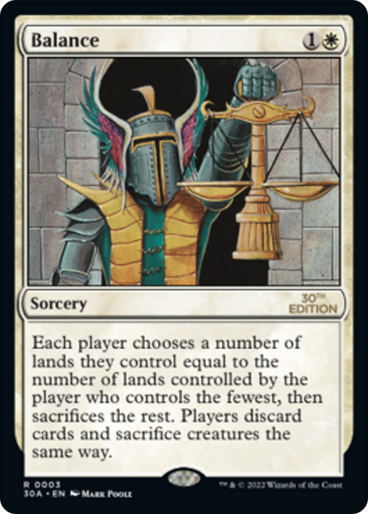 Balance (30A-003) [30th Anniversary Edition] MTG Single Wizards of the Coast