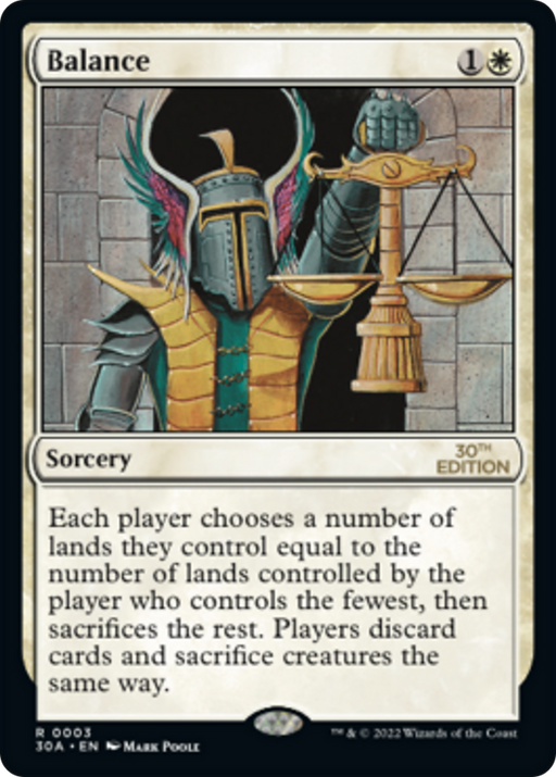 Balance (30A-003) [30th Anniversary Edition] MTG Single Wizards of the Coast