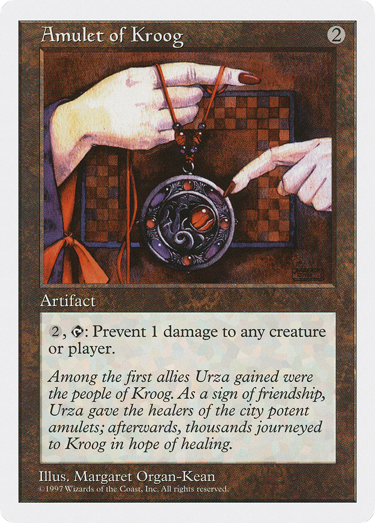 Amulet of Kroog (5ED-347) [Fifth Edition] MTG Single Wizards of the Coast