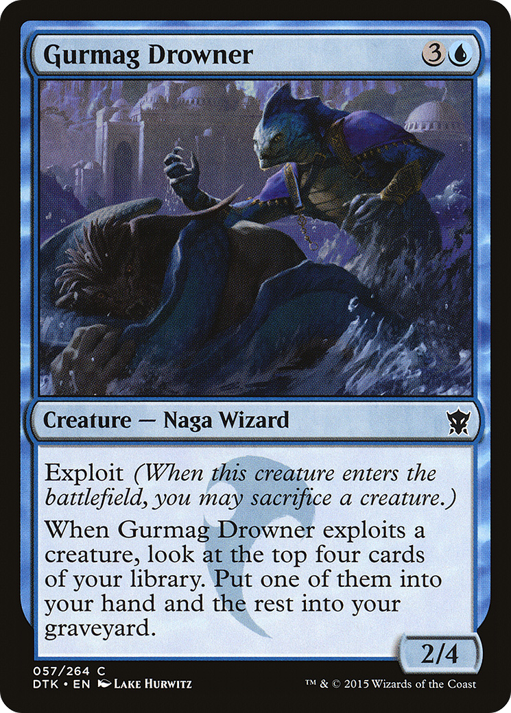 Gurmag Drowner (DTK-057) [Dragons of Tarkir] MTG Single Wizards of the Coast