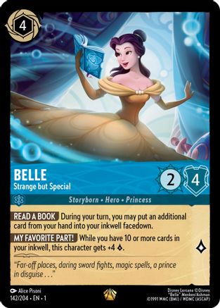 Belle - Strange but Special (142/204) [The First Chapter] Lorcana Single Disney