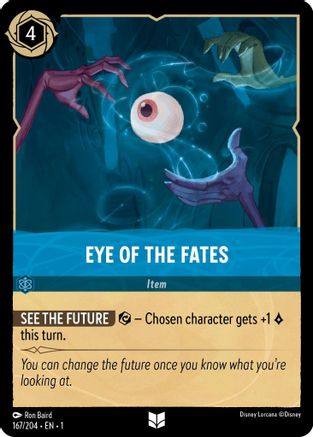 Eye of the Fates (167/204) [The First Chapter] Cold Foil Lorcana Single Disney
