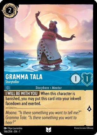 Gramma Tala - Storyteller (146/204) [The First Chapter] Lorcana Single Disney