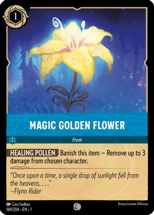 Magic Golden Flower (169/204) [The First Chapter] Lorcana Single Disney