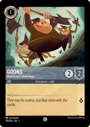 Goons - Maleficent's Underlings (179/204) [The First Chapter] Cold Foil Lorcana Single Disney