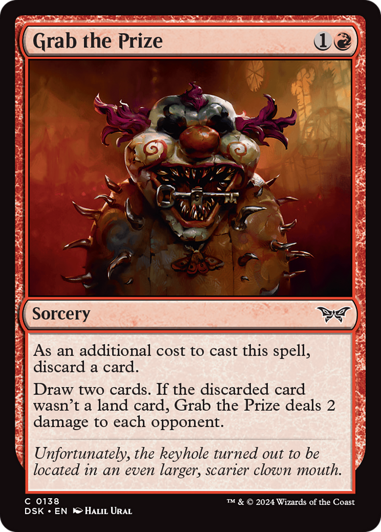 Grab the Prize (DSK-138) [Duskmourn: House of Horror] MTG Single Wizards of the Coast