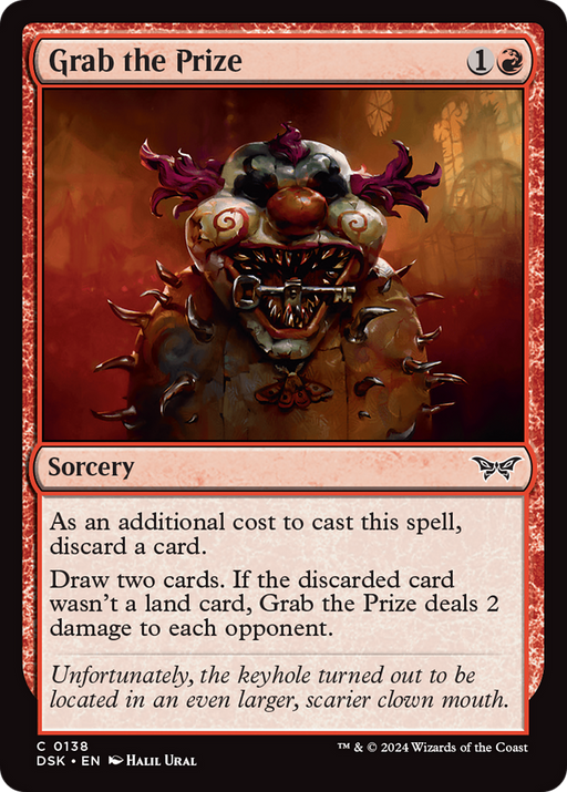 Grab the Prize (DSK-138) [Duskmourn: House of Horror] Foil MTG Single Wizards of the Coast