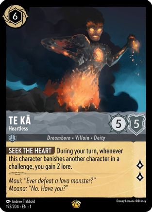 Te Ka - Heartless (192/204) [The First Chapter] Lorcana Single Disney