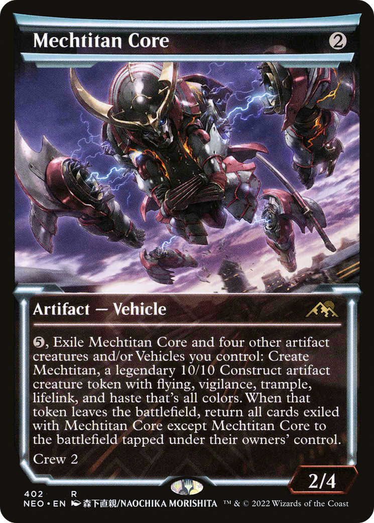 Mechtitan Core (NEO-402) [Kamigawa: Neon Dynasty] (Showcase) MTG Single Wizards of the Coast