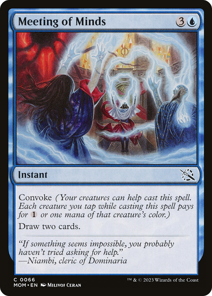 Meeting of Minds (MOM-066) [March of the Machine] MTG Single Wizards of the Coast