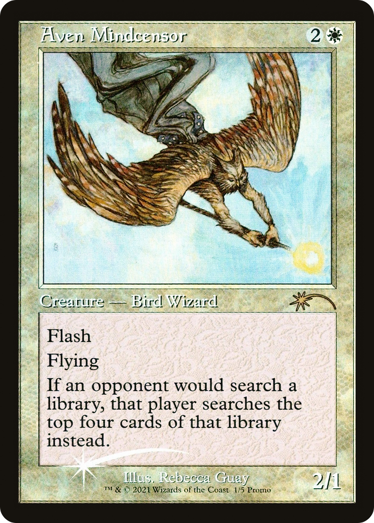 Aven Mindcensor (WPN-001) [Misc] Love Your LGS 2021 Foil MTG Single Wizards of the Coast