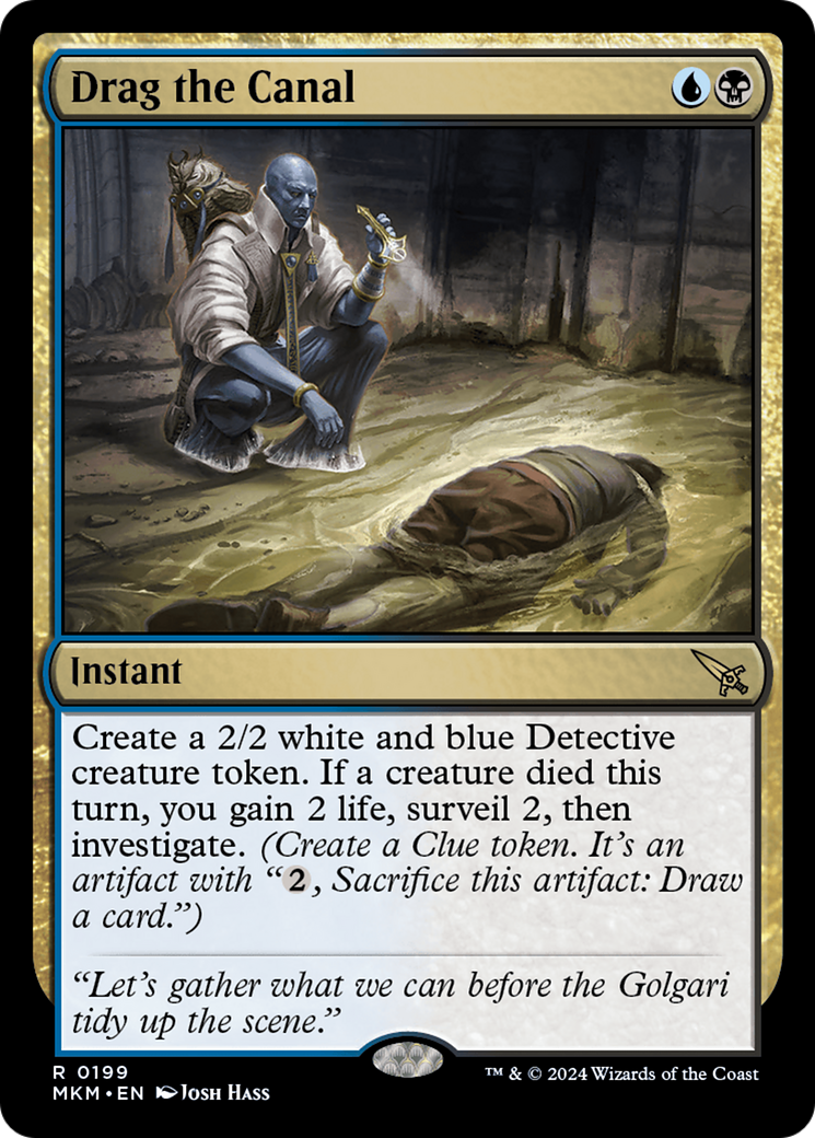 Drag the Canal (MKM-199) [Murders at Karlov Manor] Foil MTG Single Wizards of the Coast