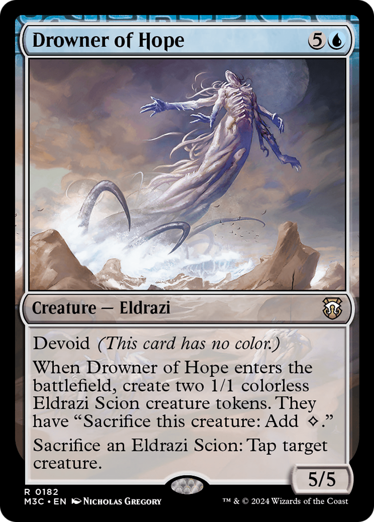 Drowner of Hope (M3C-182) [Modern Horizons 3 Commander] MTG Single Wizards of the Coast