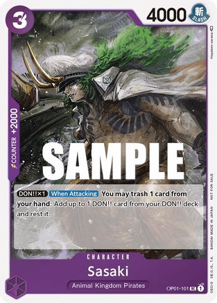 Sasaki (Event Pack Vol. 2) (OP01-101) [One Piece Promotion Cards] One Piece Single Bandai