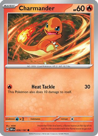 Charmander (26) - [SV: Obsidian Flames] Pokemon Single Pokémon