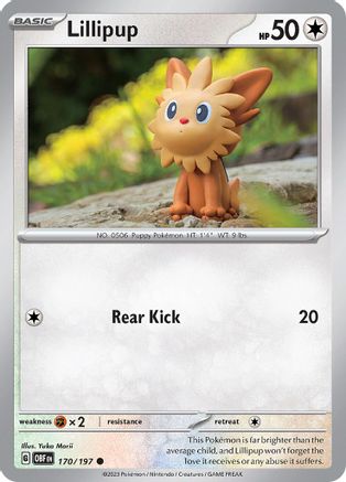 Lillipup (170) [SV: Obsidian Flames] Pokemon Single Pokémon
